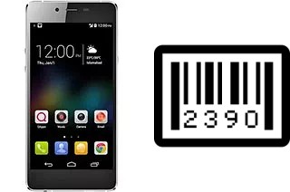 How to find the serial number on QMobile Noir Z9