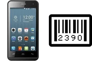 How to find the serial number on QMobile T200 Bolt