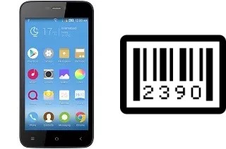 How to find the serial number on QMobile Noir X350