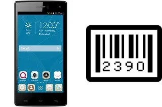 How to find the serial number on QMobile Noir X550