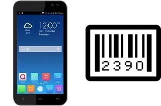 How to find the serial number on QMobile Noir X600