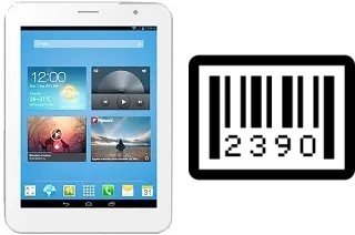 How to find the serial number on QMobile QTab X50