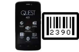 How to find the serial number on Qumo QUEST 401