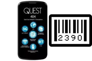 How to find the serial number on Qumo Quest 404