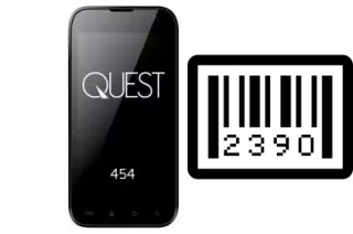 How to find the serial number on Qumo QUEST 454