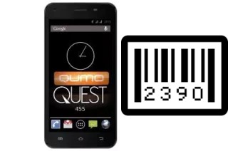 How to find the serial number on Qumo QUEST 455