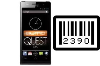 How to find the serial number on Qumo QUEST 475