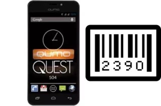 How to find the serial number on Qumo Quest 504