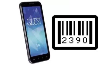 How to find the serial number on Qumo QUEST 574