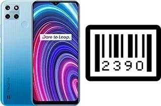 How to find the serial number on Realme C25Y