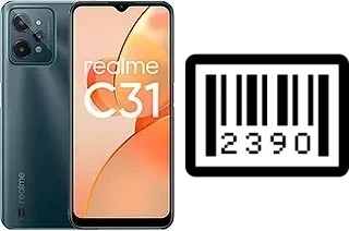 How to find the serial number on Realme C31