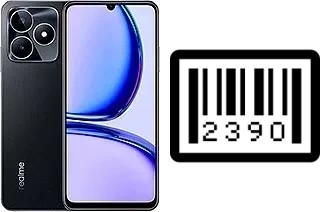 How to find the serial number on Realme C53