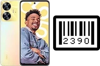 How to find the serial number on Realme C55