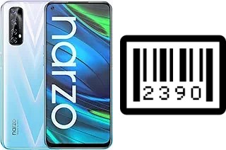 How to find the serial number on Realme Narzo 20 Pro