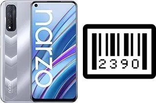 How to find the serial number on Realme Narzo 30