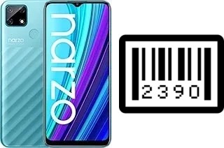 How to find the serial number on Realme Narzo 30A