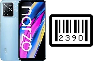 How to find the serial number on Realme Narzo 50A Prime