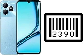 How to find the serial number on Realme Note 50