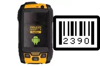 How to find the serial number on RugGear RG210 Swft II