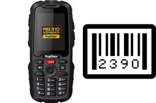 How to find the serial number on RugGear RG310 Voyager