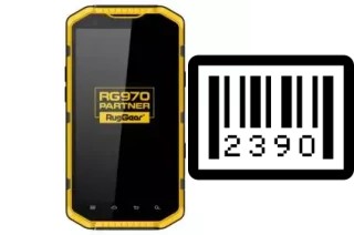 How to find the serial number on RugGear RG970 Partner