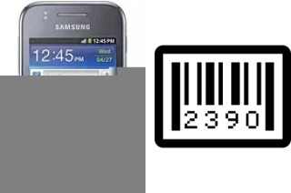 How to find the serial number on Samsung Galaxy Y TV S5367