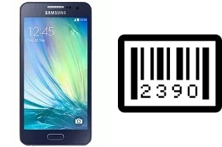 How to find the serial number on Samsung Galaxy A3 Duos