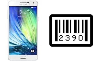 How to find the serial number on Samsung Galaxy A7 Duos