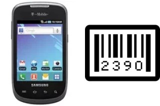 How to find the serial number on Samsung Dart T499