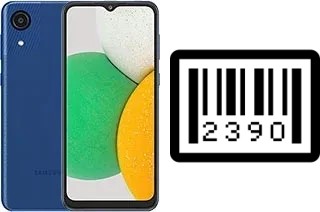 How to find the serial number on Samsung Galaxy A03 Core