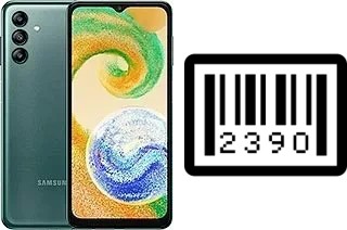 How to find the serial number on Samsung Galaxy A04s