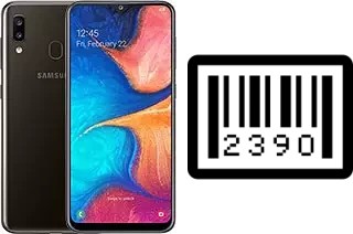 How to find the serial number on Samsung Galaxy A20