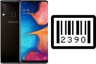 How to find the serial number on Samsung Galaxy A20e