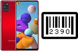 How to find the serial number on Samsung Galaxy A21s