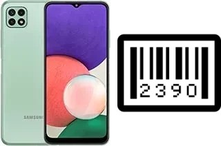 How to find the serial number on Samsung Galaxy A22 5G