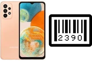 How to find the serial number on Samsung Galaxy A23 5G