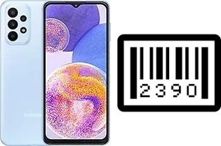 How to find the serial number on Samsung Galaxy A23