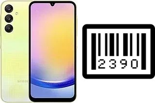 How to find the serial number on Samsung Galaxy A25