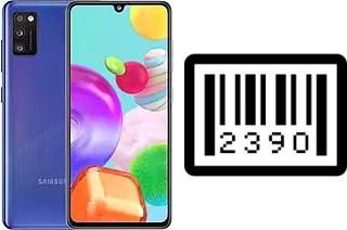 How to find the serial number on Samsung Galaxy A41