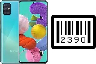 How to find the serial number on Samsung Galaxy A51