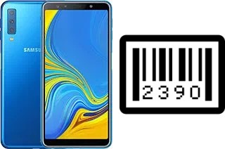 How to find the serial number on Samsung Galaxy A7 (2018)