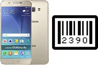 How to find the serial number on Samsung Galaxy A8 Duos