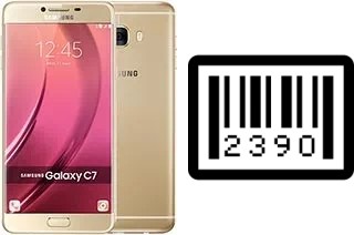 How to find the serial number on Samsung Galaxy C7