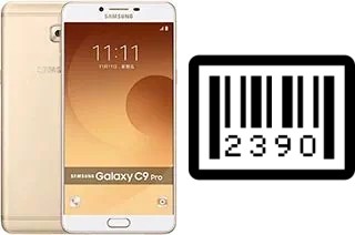 How to find the serial number on Samsung Galaxy C9 Pro