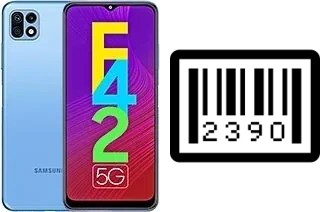 How to find the serial number on Samsung Galaxy F42 5G