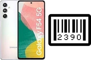 How to find the serial number on Samsung Galaxy F54