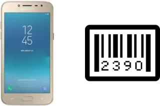 How to find the serial number on Samsung Galaxy J2 (2018)