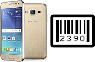 How to find the serial number on Samsung Galaxy J2