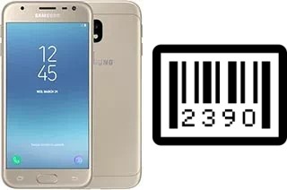 How to find the serial number on Samsung Galaxy J3 (2017)