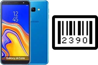 How to find the serial number on Samsung Galaxy J4 Core